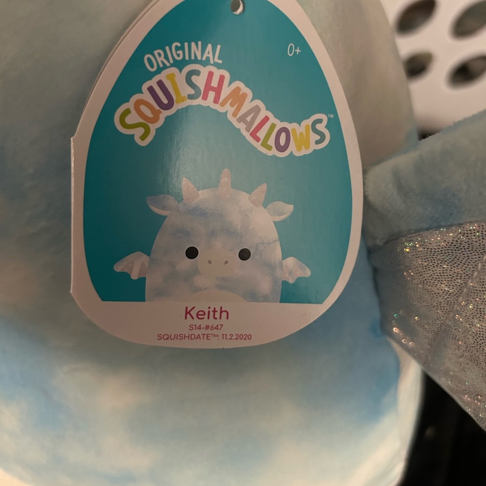 Original Squishmallows Blue Plush Toy